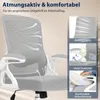 Bürostuhl Schreibtischstuhl mit klappbaren Armlehnen & Produktbild-Vorschau 2