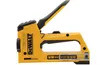 A side view of a yellow and black Dewalt multitacker stapler against a white background. Produktbild-Vorschau
