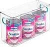 mDesign Aufbewahrung Organizer Behälter 4er-Set Kunststoff Produktbild-Vorschau 6