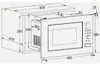 Wolkenstein Einbaumikrowelle WMW900-25GB EB - schwarz 900W Produktbild-Vorschau 3