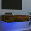vidaXL TV-Schrank mit LED-Leuchten Räuchereiche 60x35x15,5 Produktbild-Vorschau 2