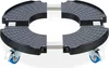 Relaxdays Pflanzenroller, ausziehbarer Blumenroller, Ø 40 - Produktbild-Vorschau 1