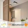 ZMH LED Deckenleuchte Schwarz Aufbauspot 3 Flammig Produktbild-Vorschau 6