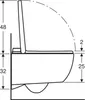 Geberit AquaClean Alba WC-Kompletta­nlage Wand-WC, weiß, Produktbild-Vorschau 26