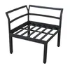 The image shows the metal frame of an outdoor lounge chair, viewed from a three-quarter angle. Podgląd zdjęcia produktu