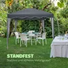 Bestlivings Faltpavillon 3 x 3 m ( Anthrazit ) Pop-Up Produktbild-Vorschau 5