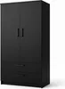 Masseno Drehtürenschrank DOVI 90/180/50 cm 2-türig Produktbild-Vorschau 2