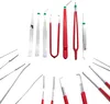 7 tlg Pinzetten Set Feinmechaniker Präzision Modelbau Hobby Produktbild-Vorschau 1