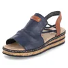 Sandales femme Rieker 62962-14 bleu combi 39 Voir les images du produit 36