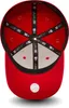 The underside of a red baseball cap. Podgląd zdjęcia produktu
