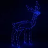 Foxter Vánoční LED Sob s pohyblivou hlavou, 130 cm modrá Náhled obrázku produktu 8