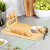 Vilde | Käsebrett Set - 5-teilig - Bambus - mit Messern - Produktbild-Vorschau 2