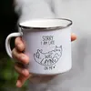 Sorry I am Late Emaille Tasse Katzen-Fans Produktbild-Vorschau 4