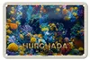 Blechschild Reise 18x12cm Hurghada Ägypten Korallenriff Produktbild-Vorschau 1