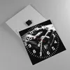 Wanduhr - Quadrat - Glasuhr - Gitarre Musiker Musik - Produktbild-Vorschau 2