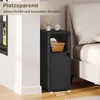 WOLTU Nachttisch schmal, Nachtschrank mit offenem Fach und Produktbild-Vorschau 9