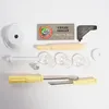 A collection of sewing machine accessories laid out on a white background. Produktbild-Vorschau