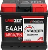 LANGZEIT Autobatterie 54AH 12V 480AEN Starterbatterie +30% Produktbild-Vorschau 4