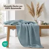 Musselin Decke 150x200 cm aus 100% Baumwolle, Leichte Produktbild-Vorschau 2