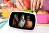 KitchenYeah® Lunchbox Brotzeit Brotdose 17x11 cm Pferde - Produktbild-Vorschau 3