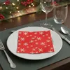 TI-FLAIR Lunch-Serviette Snöflingör red 33x33cm 20er Pack Produktbild-Vorschau 2