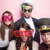 Relaxdays Partybrille 5er Set, Faschingsbrille für Party, Produktbild-Vorschau 3