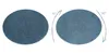 Teppich rund INDUS dunkelblau 75 eben, Melange Blau rund Produktbild-Vorschau 2