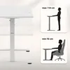 Huzaro Hero 8.1 White Elektrischer Gaming-Schreibtisch – Produktbild-Vorschau 4