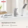 Badewannenarmatur 3-Loch Einhebelmischer Set mit Handbrause Produktbild-Vorschau 13