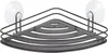 MSV Duschablage - Eckmodell - schwarz - 20 x 20 cm - Metall Produktbild-Vorschau 1