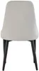 xonox.home Stuhl 2er Set Claudia Velouroptik creme (B/H/T): Produktbild-Vorschau 6