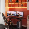 A modern gaming or home office setup with a desk, chair, and computer. Voir les images du produit