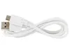 A white USB charging cable is coiled on a white background. Produktbild-Vorschau