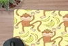 MuchoWow® Mauspad Mousepad Muster - Affe - Banane 30x30 cm Produktbild-Vorschau 2