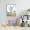 Rebecca Mobili nočný stolík Tazart 44x35x35 MDF drevo Náhľad obrázku produktu 2