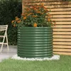 vidaXL Pflanzkübel Verzinkter Stahl 80x80x68 cm Grün Produktbild-Vorschau 2