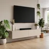 WEST TV-Lowboard 160 cm, wandhängend, mit Stauraum, Produktbild-Vorschau 3
