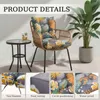 Ensemble de 2 chaises de jardin, dossier haut, avec Voir les images du produit 4