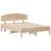 Massivholzbett ohne Matratze 140x190 cm Kiefernholz Produktbild-Vorschau 1