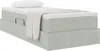 vidaXL Lit avec rangement et matelas Gris clair 100 x 200 Voir les images du produit 3