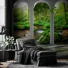 Vlies Fototapete - Pillars and Forest 150x105 cm Produktbild-Vorschau 1