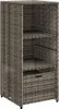 vidaXL Gartenschrank Grau 50x55x115 cm Poly Rattan Produktbild-Vorschau 1