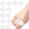 Gel Zehenspreizer,12 pcs Zehentrenner Silikon zehenspreizer Produktbild-Vorschau 1