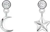 Thomas Sabo H2293-051-14 Damen-Ohrringe Ohrstecker Mond und Produktbild-Vorschau 2