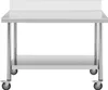 Expondo Royal Catering Tavolo in acciaio inox con rotelle - Anteprima dell’immagine prodotto 4