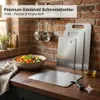 Schneidebrett 100% Edelstahl 3-Set, Cutting Board, Produktbild-Vorschau 2