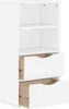 vidaXL Armoire d'appoint avec tiroirs ODDA Blanc Pin massif Voir les images du produit 5
