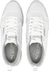 A top-down view of a pair of white Puma sneakers. Anteprima dell’immagine prodotto