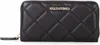 A black quilted wallet with a gold zipper and a gold Valentino logo. Produktbild-Vorschau