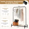 COSTWAY Kleiderständer mit Kleiderstange und Ablagefach, Produktbild-Vorschau 4